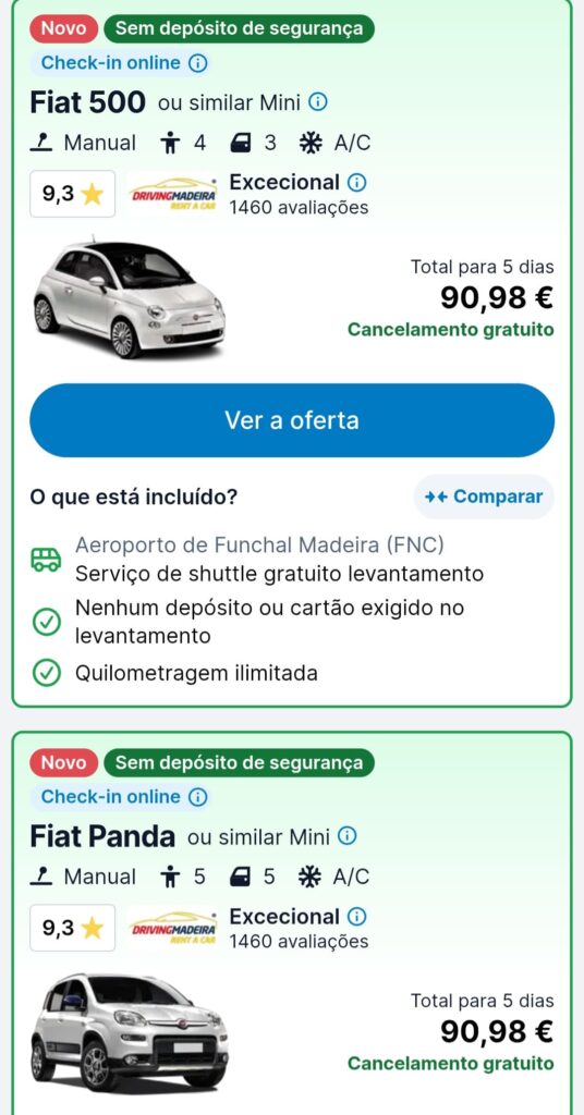 Guia para alugar carro de forma económica com a DiscoverCars 5 ofertas disponíveis DiscoverCars
